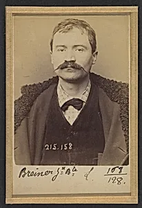 Breiner. Jean-Baptiste. 31 ans, né à Bar sur Aube (Aube). Mécanicien. Anarchiste. 5/3/94. by Alphonse Bertillon