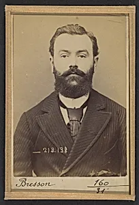 Bresson. Eugène, Marie. 30 ans, né le 4/7/63 à Chaumont (Haute-Marne). Avocat. Anarchiste. 20/1/94.  by Alphonse Bertillon
