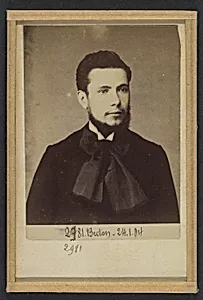 Breton. Ernest, Jean. 28 ans, 27/10/63. Anarchiste 24/1/94. by Alphonse Bertillon