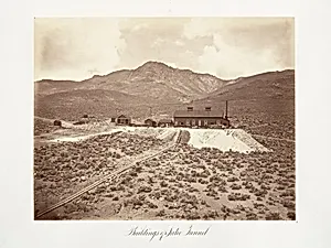Buildings of Sutro Tunnel by Carleton E. Watkins