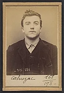 Cabuzac. Jean. 25 ans, né le 23/7/68 à Ivry la Bataille (Eure). Ciseleur. Anarchiste. 12/3/94.  by Alphonse Bertillon