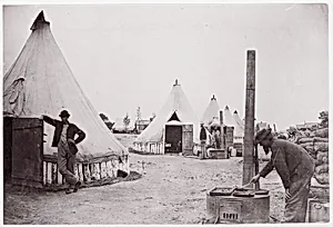 Camp of 153rd New York Infantry by Mathew B. Brady|Unknown