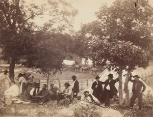 Camp of Captain Hoff, Rear View, Gettysburg, Pennsylvania