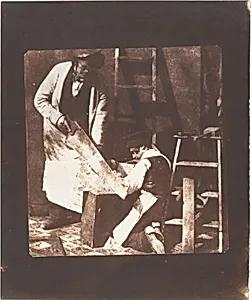 [Carpenter and Apprentice] by William Henry Fox Talbot