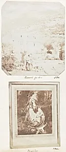 Caswell Garden; Geneviève by John Dillwyn Llewelyn
