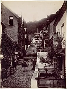 Clovelly, The New Inn and Street