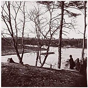 Cobb's Hill, Lookout in Distance by Timothy H. O'Sullivan|Mathew B. Brady