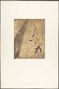 Colosse oriental du Spéos de Phré, à Abousembil (Portrait de Rhamsès-le-grand)