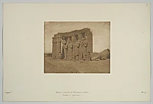 Colosses du Ramesséum by Maxime Du Camp