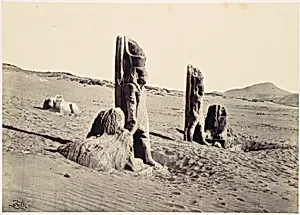 Colossi and Sphynx at Wady Saboua