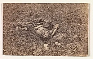 Confederate Soldier [on the Battlefield at Antietam]