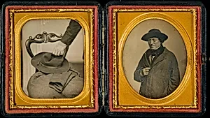 [Cornelius Conway Felton with His Hat and Coat] by John Adams Whipple