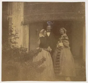 [Countess Canning with Guests, Government House, Allahabad]