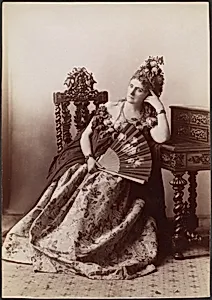 [Countess de Castiglione, from Série des Roses] by Countess Virginia Oldoini Verasis di Castiglione|Pierre-Louis Pierson