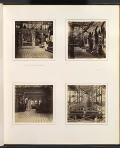 [Court of Ancient Monuments; German Medieval Court; View with Statue of Albert of Bavaria; Elevated View of Central Transept]