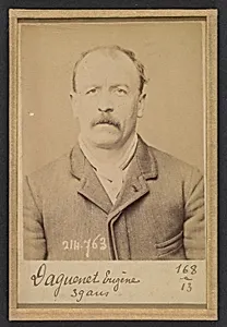 Daguenet. Eugerne, Carolin. 39 ans, né à Granville (Manche). Ébéniste. Anarchiste. 26/2/94.  by Alphonse Bertillon