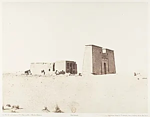 Dakkeh (Pselcis), Vue Générale du Temple by Félix Teynard|Imprimerie Photographique de H. de Fonteny et Cie