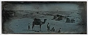 Desert near Alexandria (74. Près d’Alexandrie. Le désert. 1842.) by Joseph-Philibert Girault de Prangey