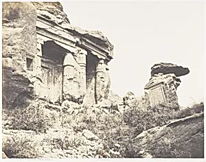 Djébel Selséleh (Silsilis), Steles Architecturales Taillées Dans les Carriéres by Félix Teynard|Imprimerie Photographique de H. de Fonteny et Cie