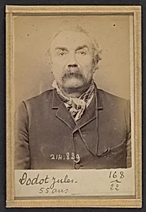 Dodot. Émile (ou Jules). 55 ans, né à Paris Ier. Cordonnier. Anarchiste. 27/2/94.  by Alphonse Bertillon