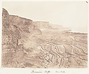 Dunraven Cliffs - Low Tide by John Dillwyn Llewelyn