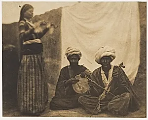 Egyptian Musicians (Rawabí) and Almée by Ernest Benecke