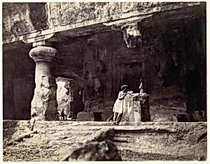 Elephanta from Water Cave, Coombe Martin Bay, Watermouth by Francis Frith