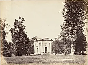 Entrance to Botanical Gardens, Calcutta by Captain R. B. Hill