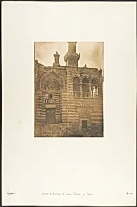 Entrée du Tombeau de Sultan Bezkouk, au Kaire by Maxime Du Camp