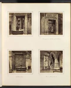 [Entryway to the Renaissance Court; Doorway from an Old Palace of the Dorias; The Ghiberti Gates; View in Medieval Court]
