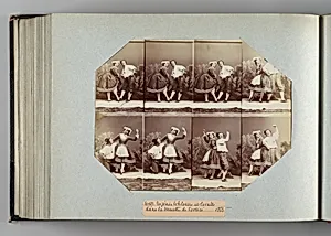 Eugénie Schlosser et Coralli by André-Adolphe-Eugène Disdéri