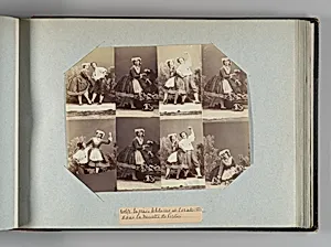 Eugénie Schlosser et Coralli by André-Adolphe-Eugène Disdéri