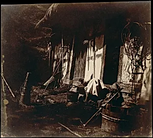 [Farmyard Scene] by V. Dijon