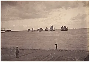 Fishing Boats going out Macao