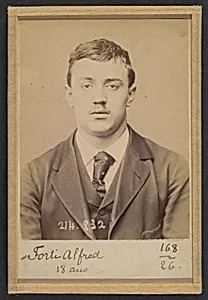 Forti. Alfred. 18 ans, né à Milan (Italie). Restaurateur. Anarchiste. 27/2/94. by Alphonse Bertillon