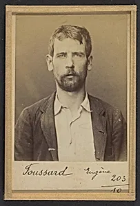 Foussard. Eugène. 26 ans, né le 7/12/67 à Dangeul (Sarthe). Peintre en bâtiment. Anarchiste. 2/7/94.  by Alphonse Bertillon