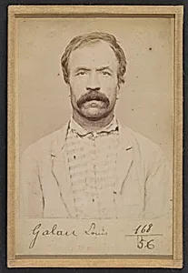 Galau (ou Gallot). Louis. 53 ans, né à Meriziès (Tarn). Charron. Anarchiste. 21/8/93. by Alphonse Bertillon