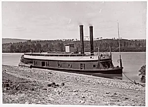 "General Grant" at Kingston Gap, Tennessee River by Mathew B. Brady|Unknown