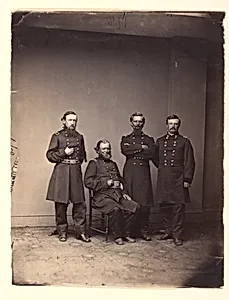 General William Ward and Staff