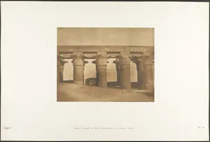 Grande Colonnade du Palais d'Aménophis III, à Luxor, Thèbes
