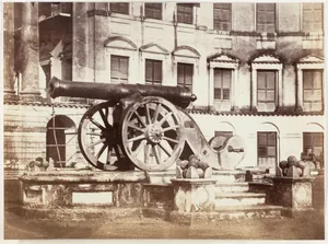 [Great Sikh Gun taken at Ferozshah on the Night of December 21, 1845, Government House, Calcutta]
