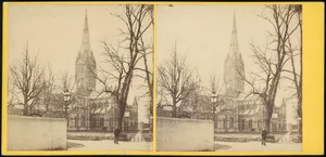 [Group of 17 Early Stereograph Views of British Churches]