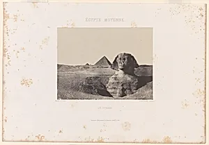 Égypte Moyenne, Le Sphinx by Maxime Du Camp|Gide et Baudry|Imprimerie photographique de Blanquart-Évrard, à Lille