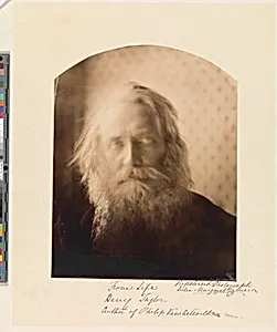 Henry Taylor. Author of "Philip Van Artevelde" by Julia Margaret Cameron