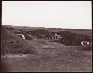 [Interior of Confederate Fort Darling, Drewry's Bluff, James River, Virginia]