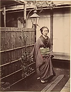 [Japanese Woman in Traditional Dress]