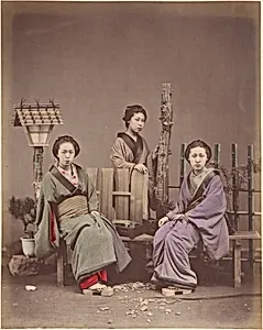 [Japanese Women in Traditional Dress]