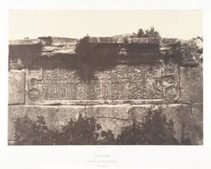 Jérusalem, Aqueduc de Ponce-Pilate, Inscription