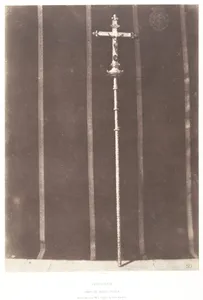 Jérusalem, croix en argent ciselé, donnée par Louis XIII à l'Eglise du Saint Sépulcre