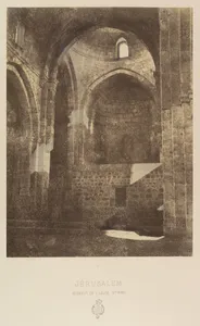 Jérusalem. Intérieur de l'Église Ste Anne.